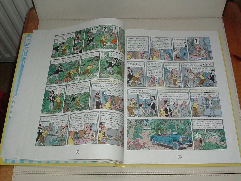 Double Album Tintin " Les Cigares du Pharaons " et " Le Lotu Livres et BD