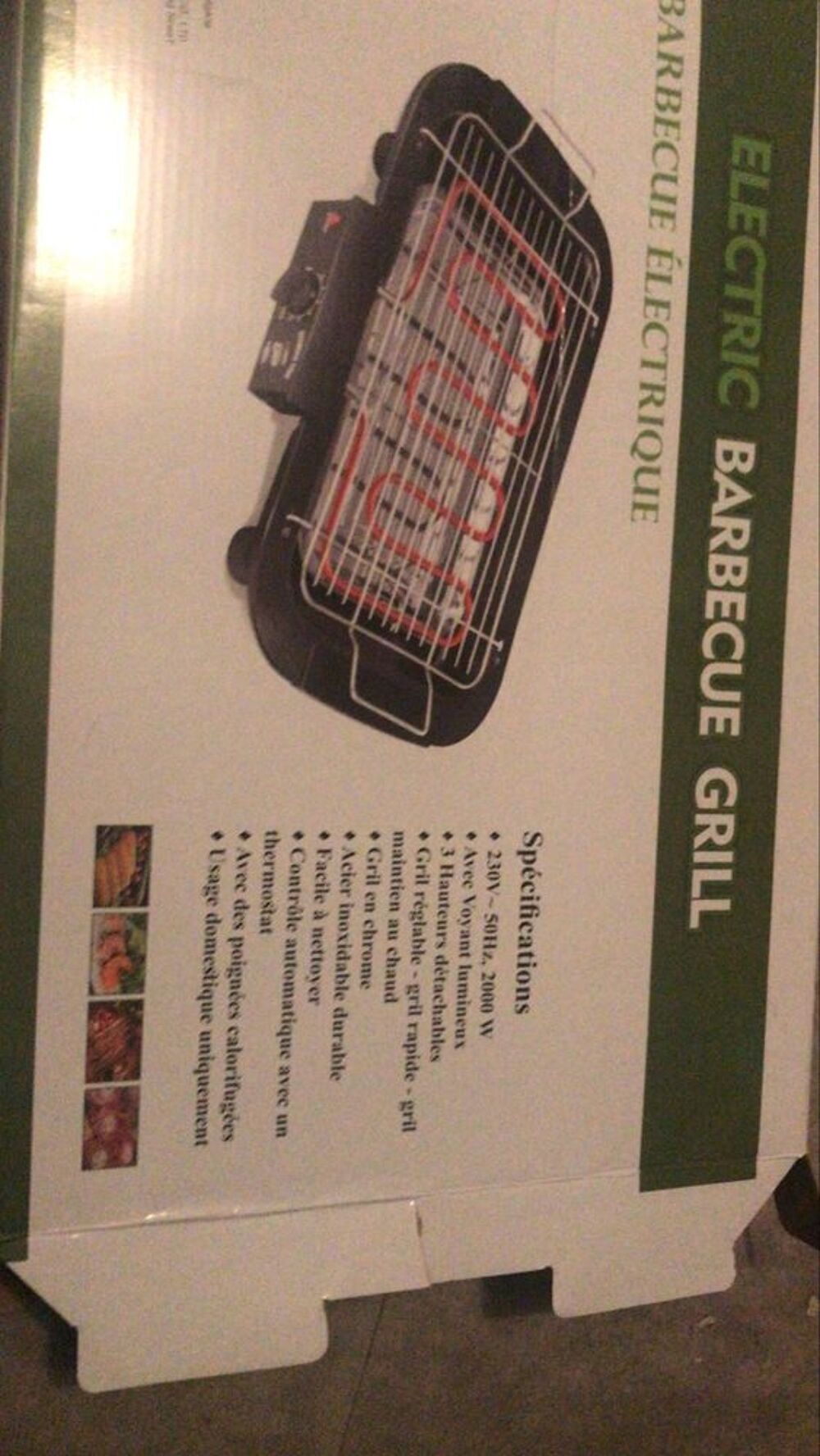 Barbecue electrique neuf Electrom�nager