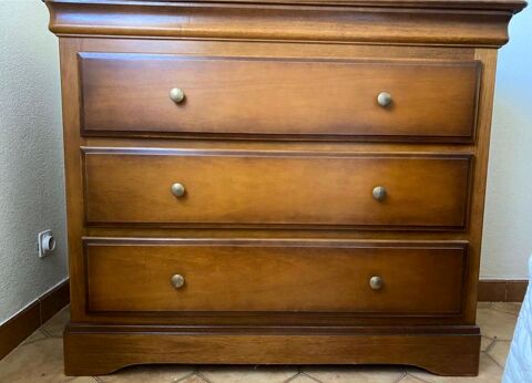 Commode style Louis-Philippe en merisier - 3 tiroirs 100 Saint-Mathieu-de-Tréviers (34)