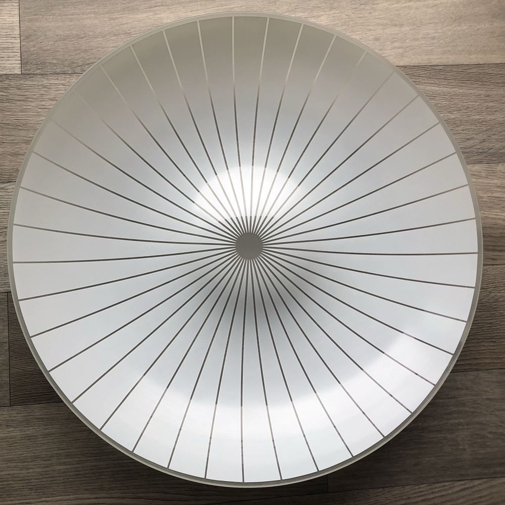 Plafonnier en verre rond diam&egrave;tre 50 cm CALYPSO IKEA Décoration