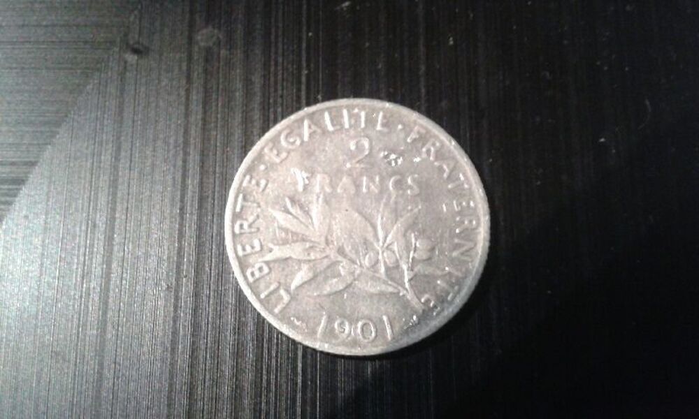 2 Franc semeuse 1901 en Argent
