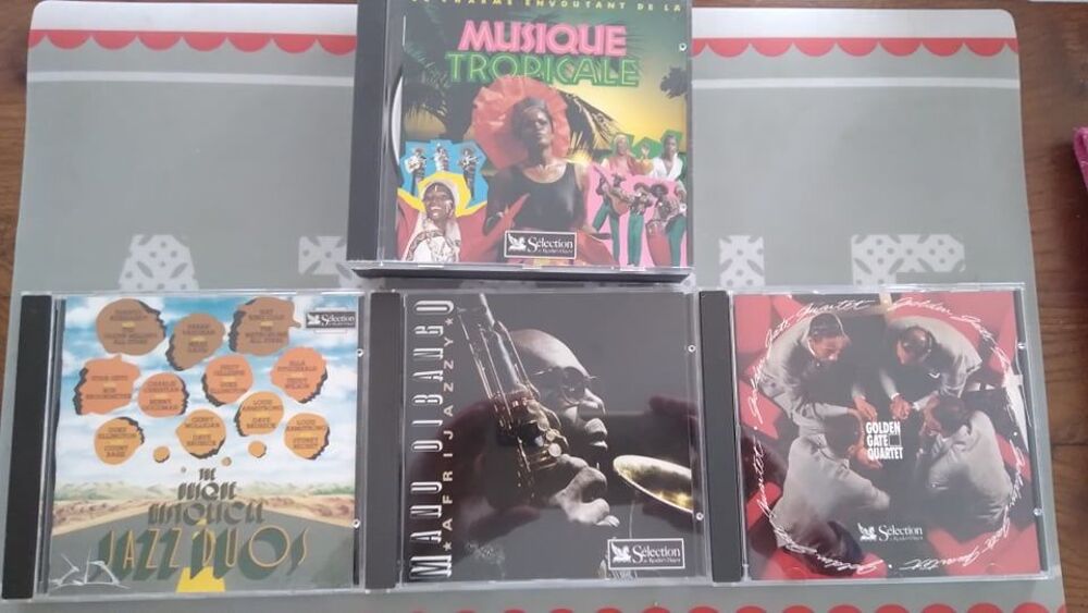 3 cd jazz et 1 coffret 4 cd louis armtrong CD et vinyles