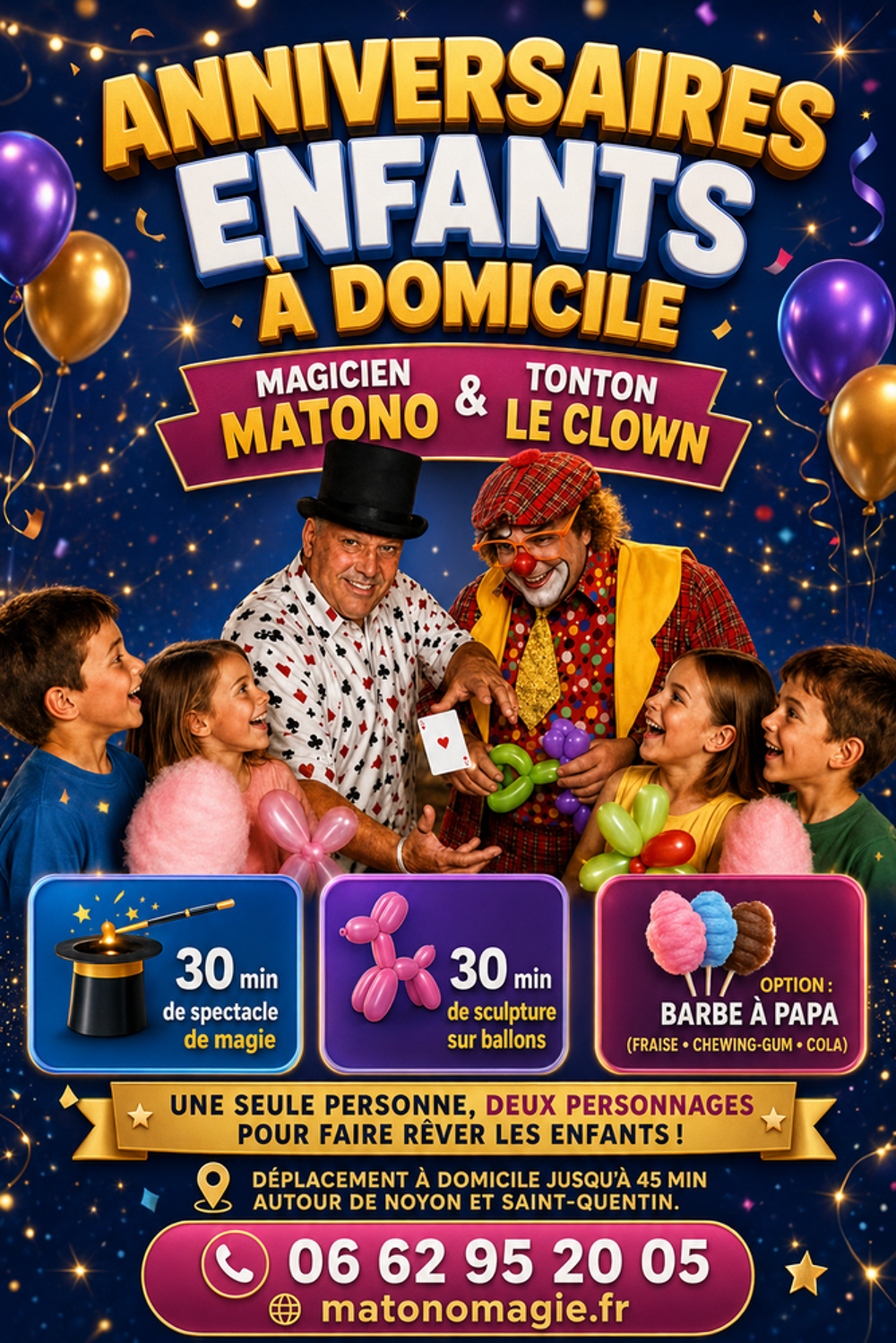   Magicien, Mentaliste & Hypnotiseur à Noyon – Mariages, Anniversaires, Entreprises 