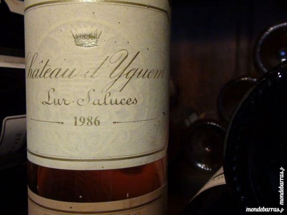 1 bouteille Sauternes ch&acirc;teau d'Yquem 1986 Cuisine