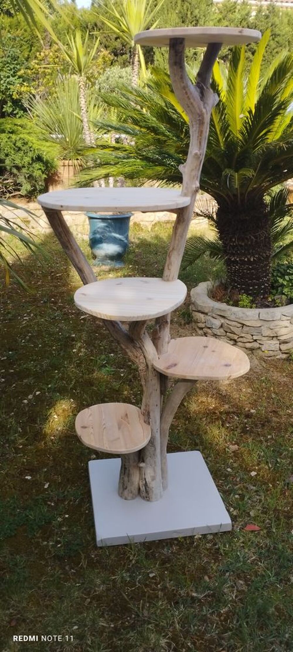 Arbre &agrave; chat bois flott&eacute; Jardin