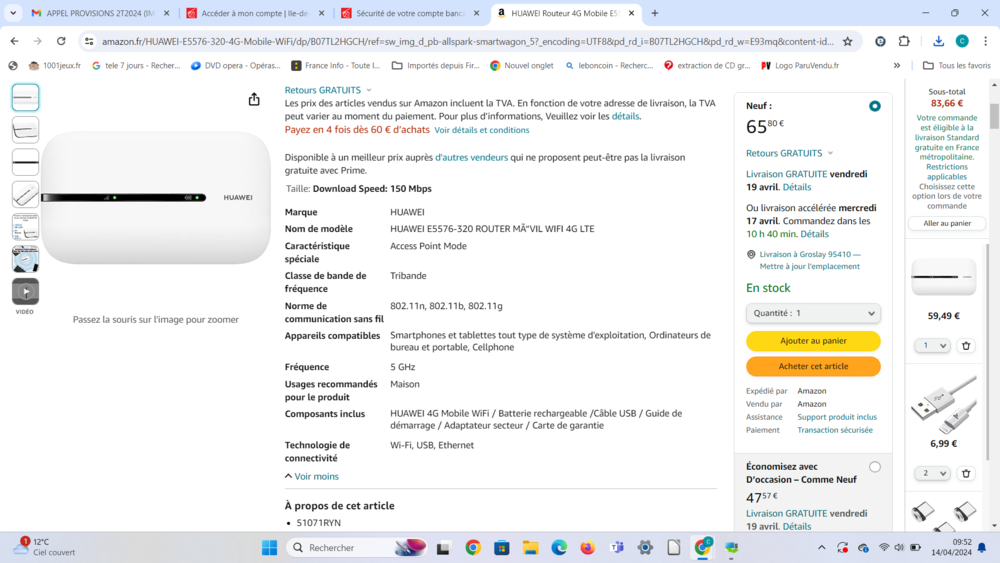 Routeur Huawei Matériel informatique