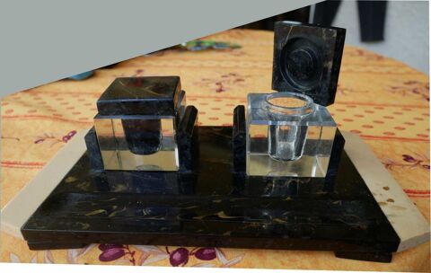 encrier double marbr� 35 Saint-Germain-du-Plain (71)