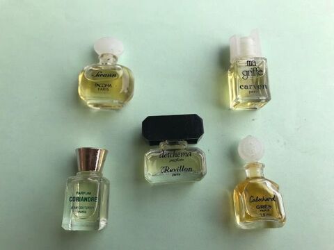 Cinq miniatures de parfum authentiques  10 Mottier (38)