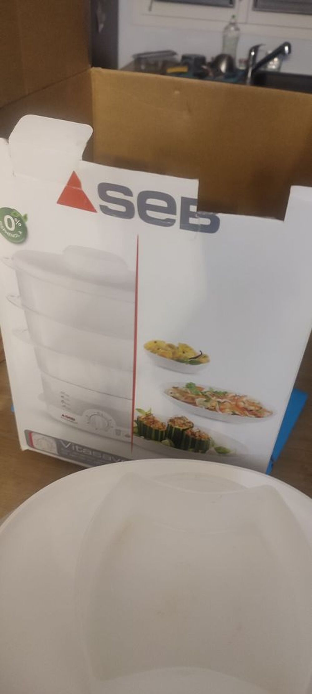 Cuiseur vapeur Seb blanc Electroménager