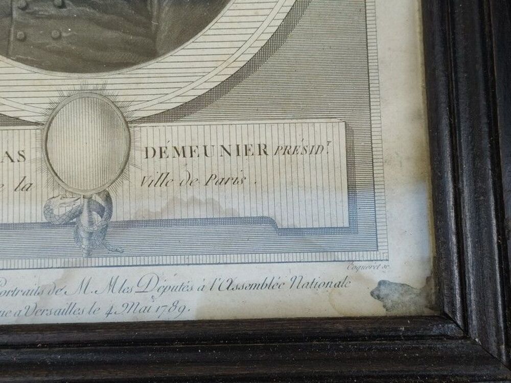 Gravures XVIIIe D&eacute;put&eacute;s D&eacute;meunier et Maury Prieur de Lions 