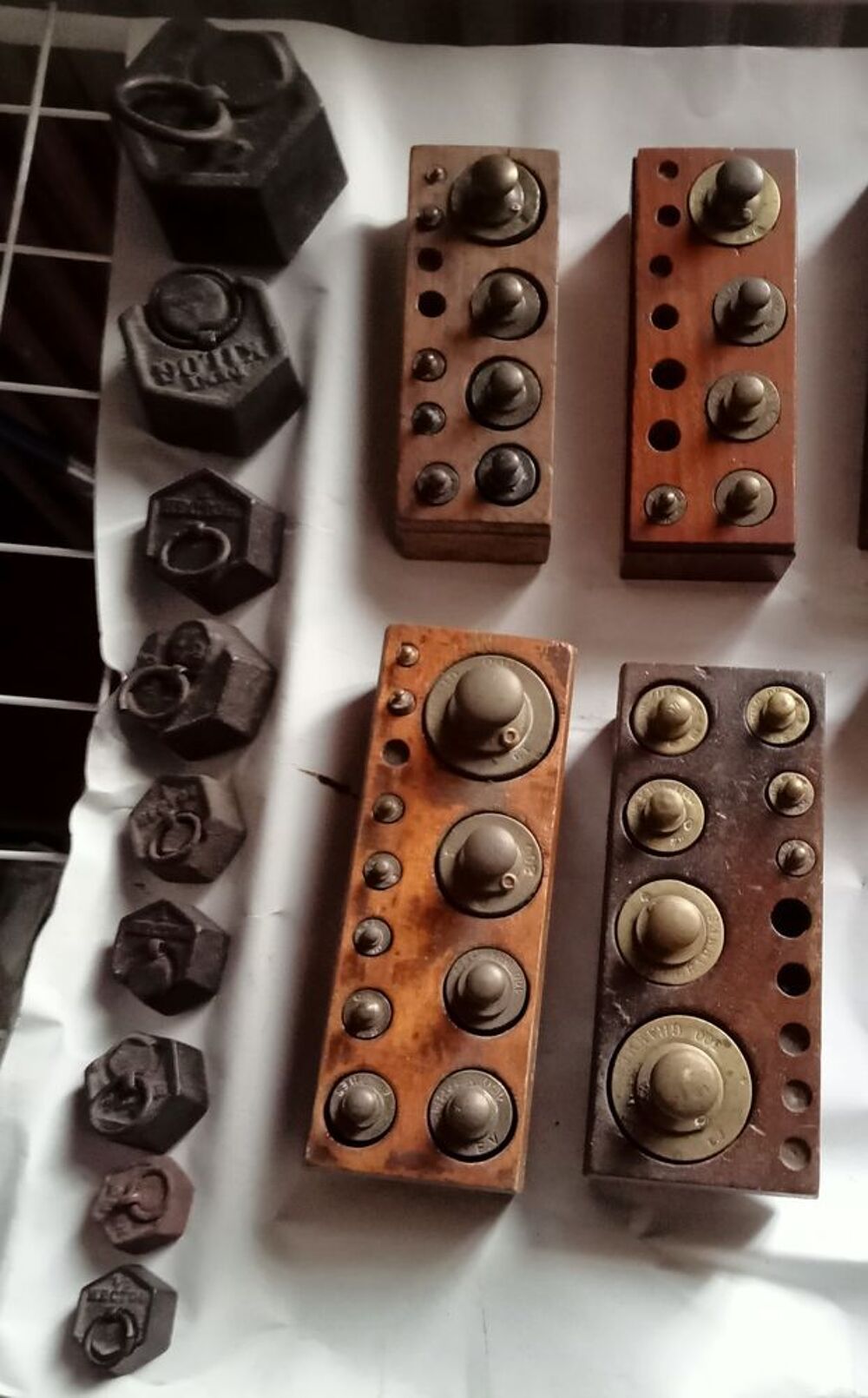 7 supports de poids pour balance 
