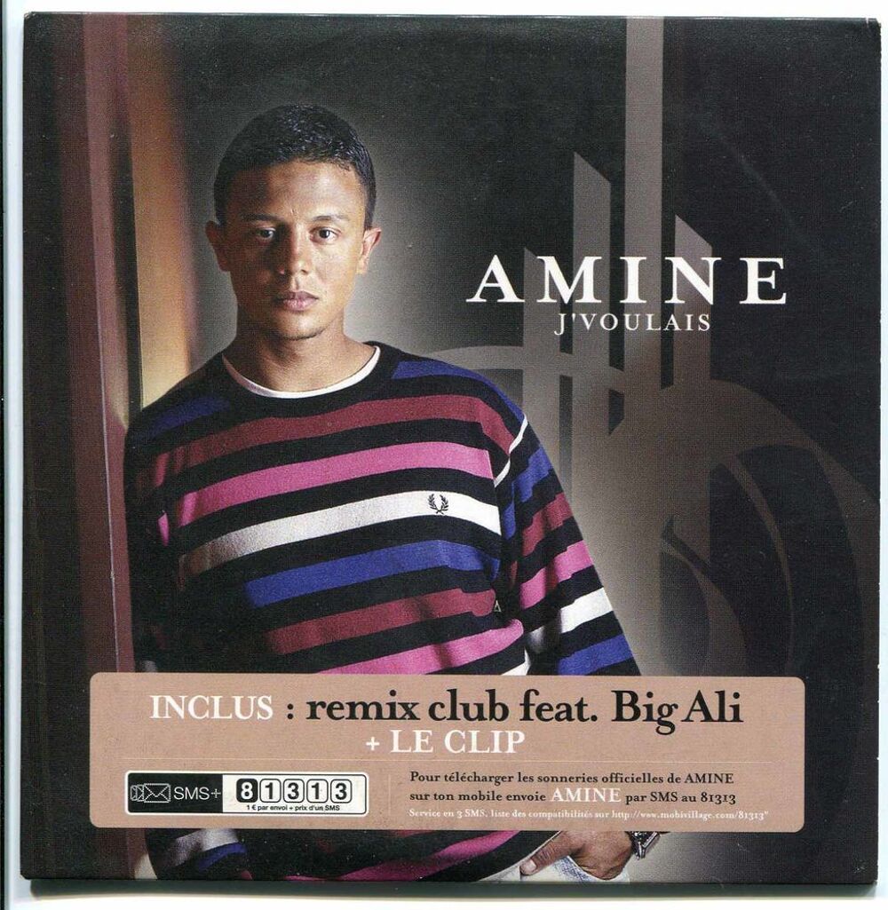 CD, Amine, J'Voulais CD et vinyles