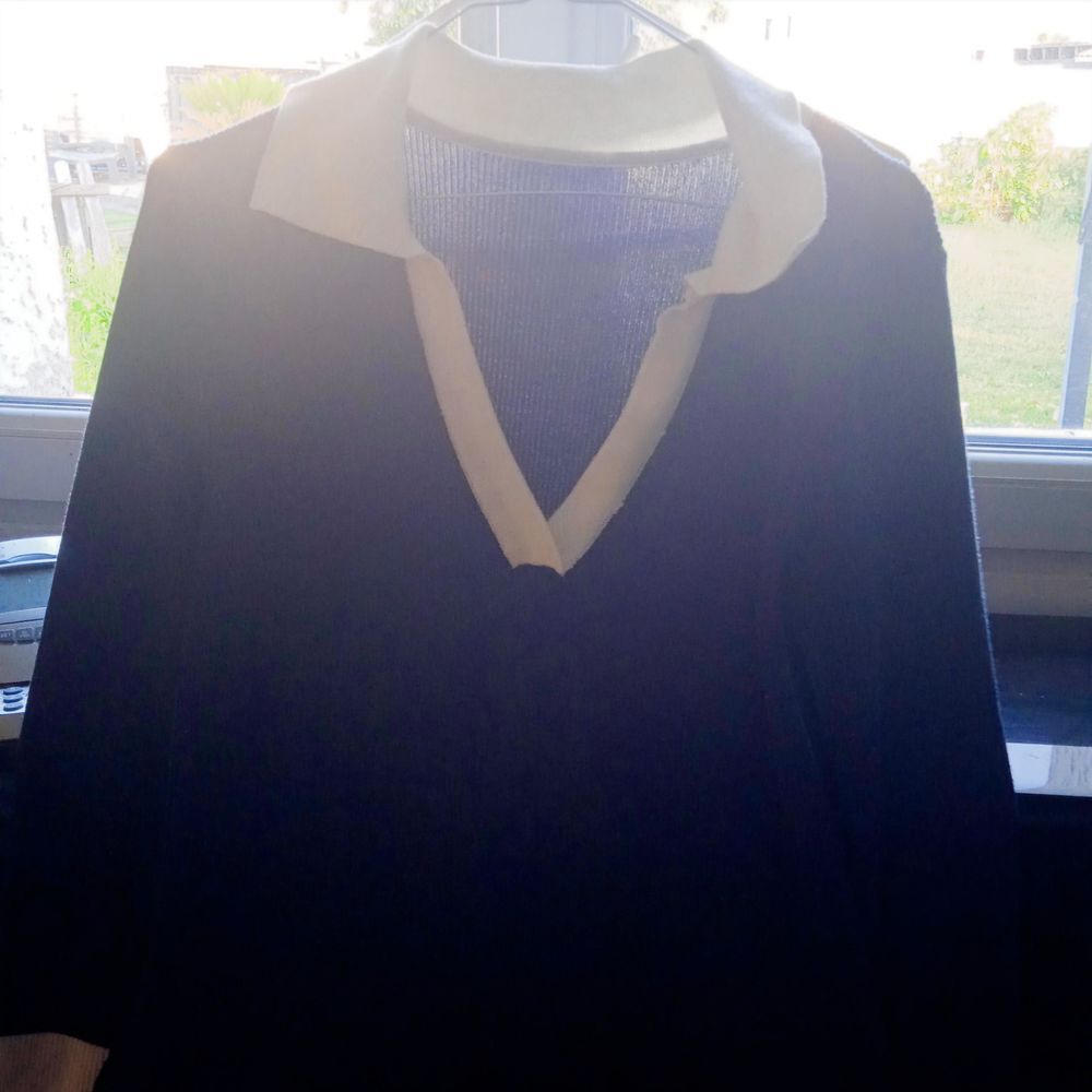 Robe longue marque shein taille L coloris marine et encolure Vêtements