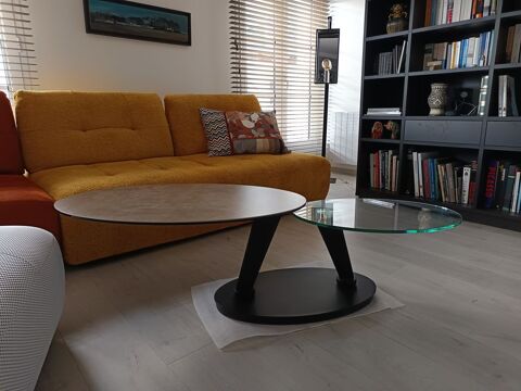 Table basse Ovalia double plateau articul� 460 Rouen (76)