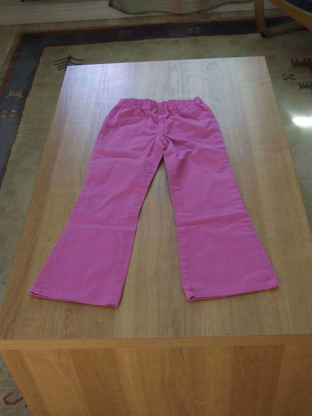 Pantalon coupe droite, Rose fonc&eacute;, 8&nbsp;ans (126&nbsp;cm) TBE Vtements enfants