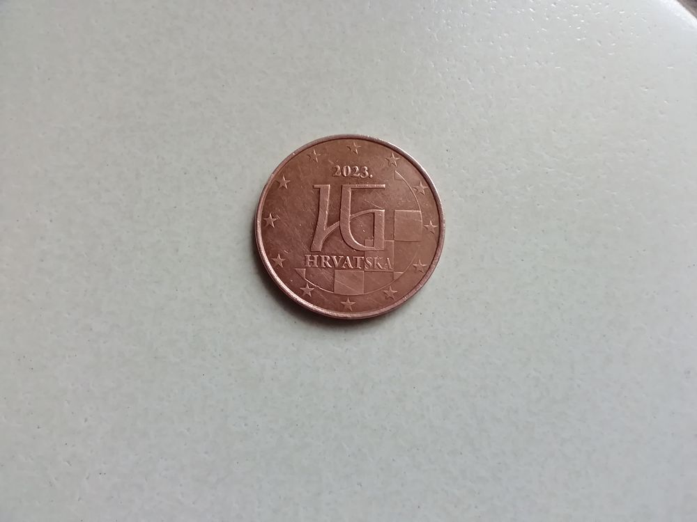 Pi&egrave;ce Croatie, 5cts, 2023 &eacute;tat neuf 