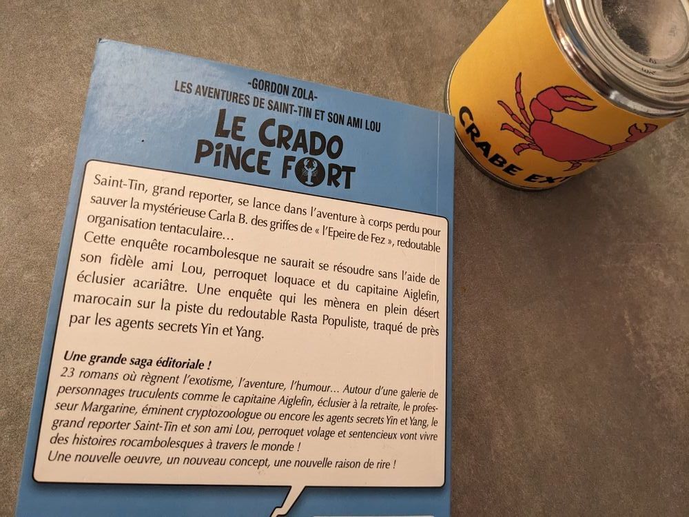 Tintin et milou boite le crabe aux pince d'or + livre le cra Jeux / jouets