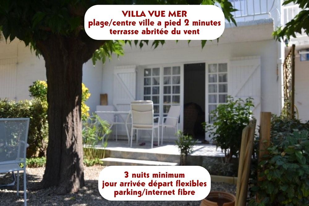   ville vue mer plage a pied 2 minutes internet parking Languedoc-Roussillon, St Pierre Sur Mer (11560)