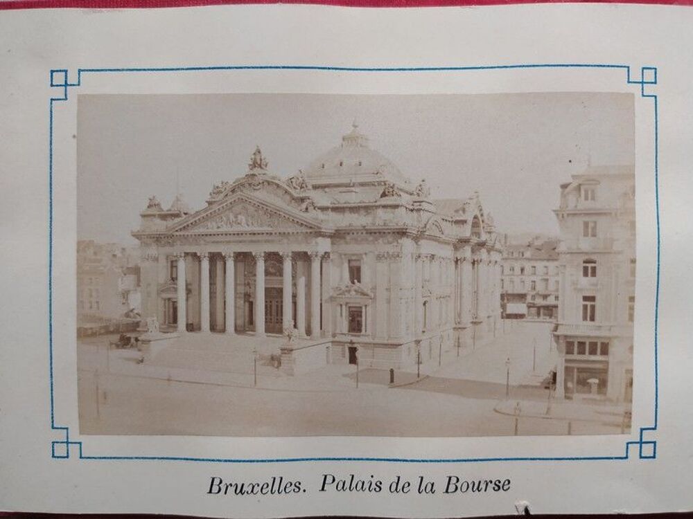 Bruxelles Belgique Album 7 Photographies Albumin&eacute;es ca1880 