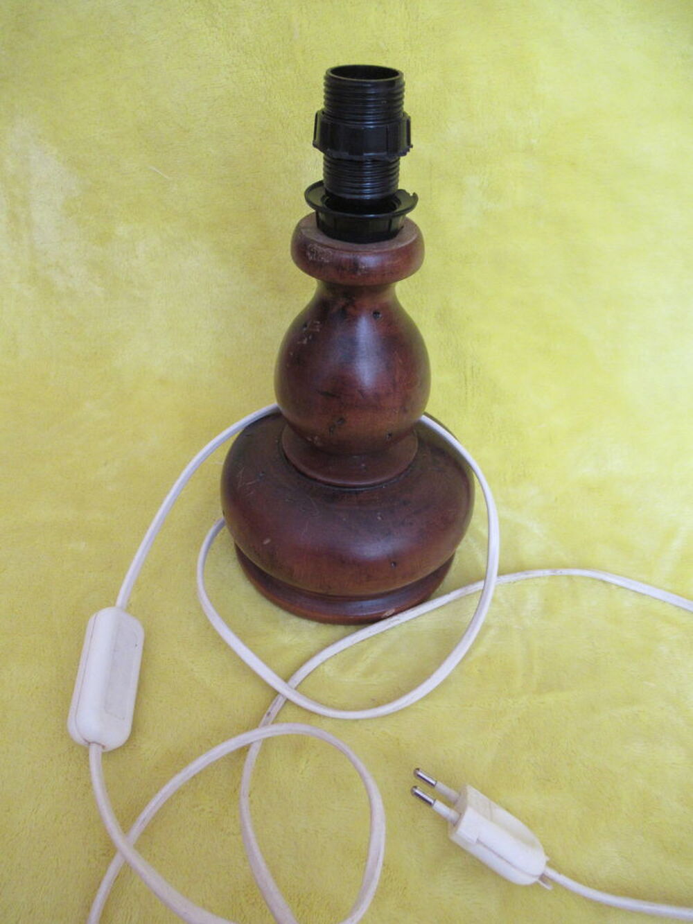 Support de lampe - en bois Décoration