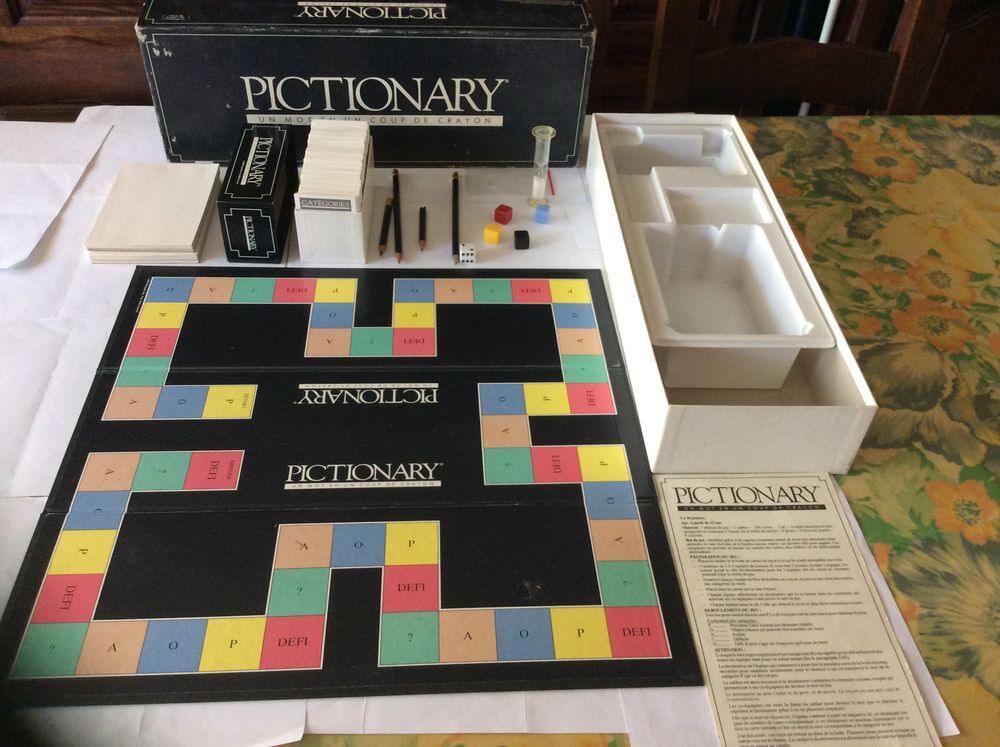 Jeu De Soci&eacute;t&eacute; Pictionary Ann&eacute;e 1988 