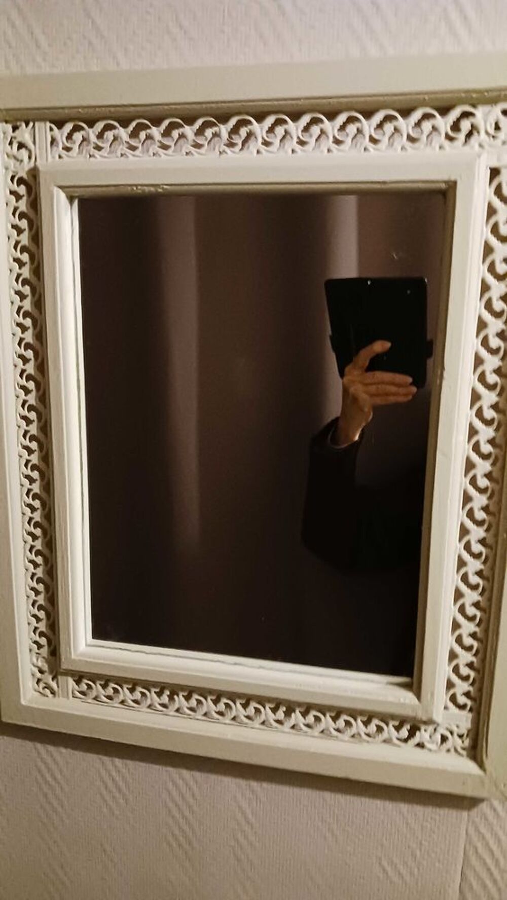 miroir beige Décoration