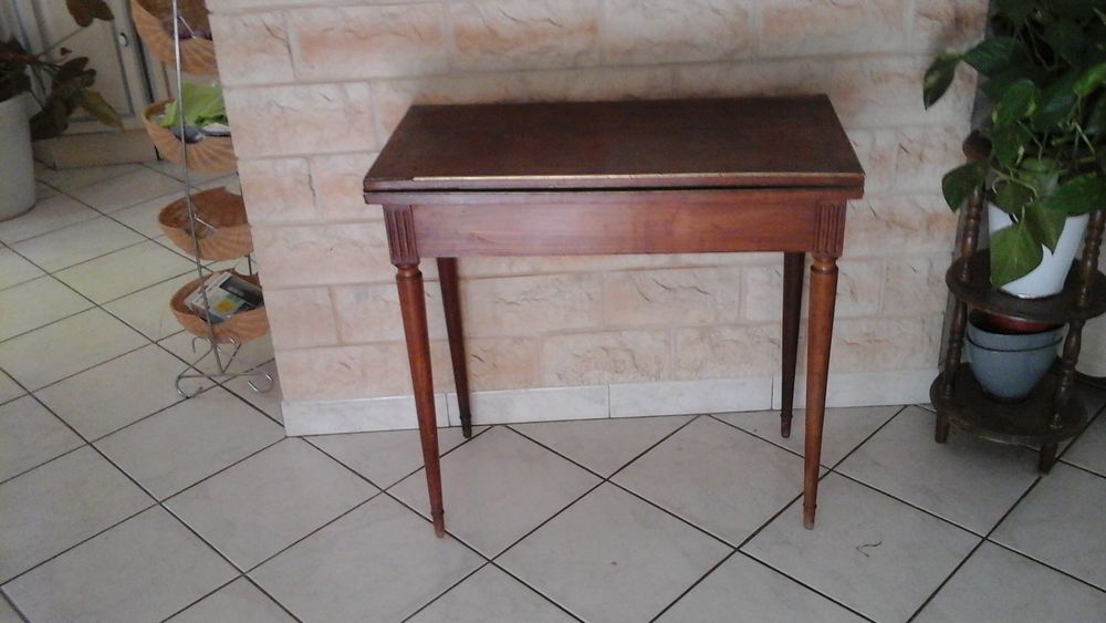 Table de jeux double ancienne Meubles