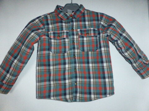 Petit Bateau chemise multicolore hiver double fourrure 5 an 8 Rueil-Malmaison (92)