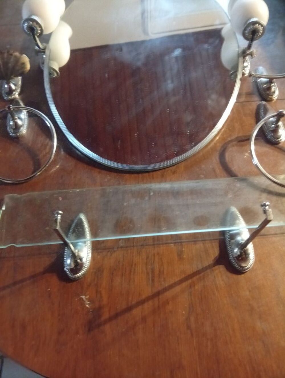 miroire vintage plus portes serviettes et autre Décoration