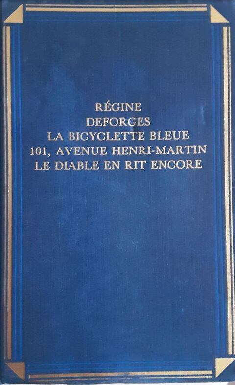 3 romans de Rgine DEFORGES 6 Pontoise (95)