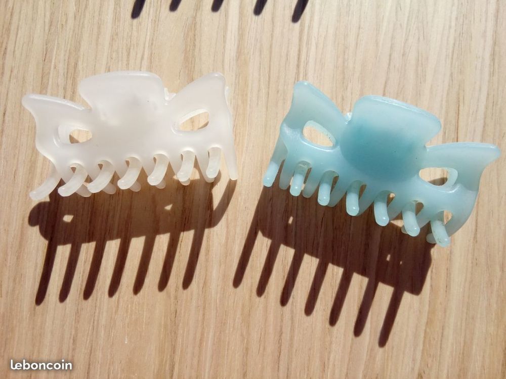 Lot de 3 pinces &agrave; cheveux / Neuves Maroquinerie