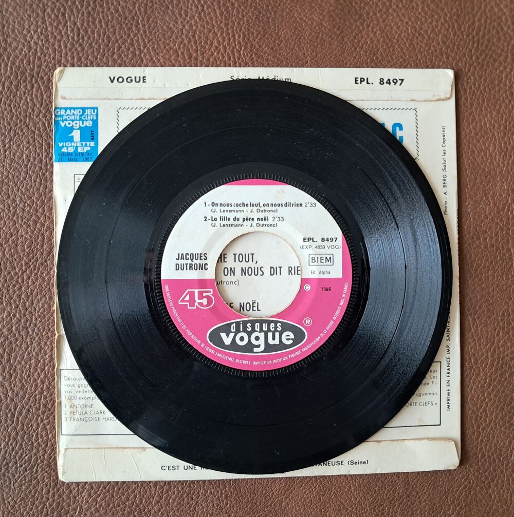 disque 45 tours 4 titres jacques dutronc les play boys 
CD et vinyles