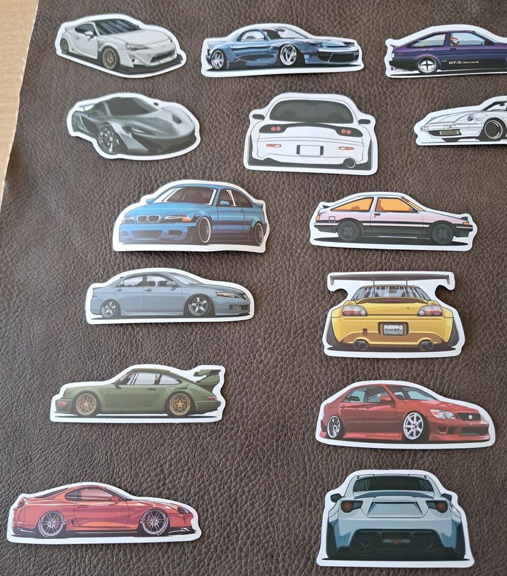 lot de 25 stickers autocollants voiture de sport
