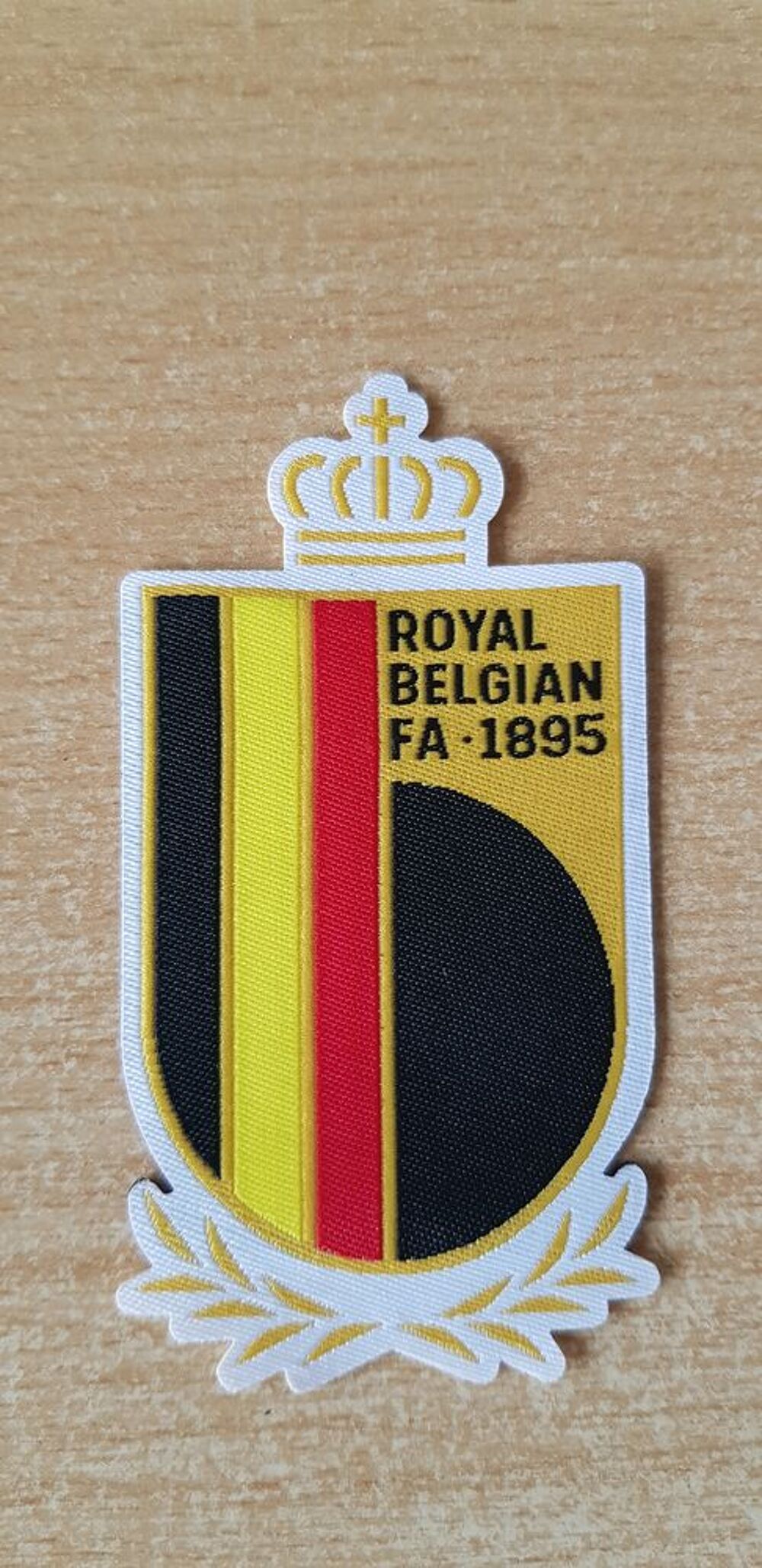 ecusson f&eacute;d&eacute;ration royale belge de football urbsfa 