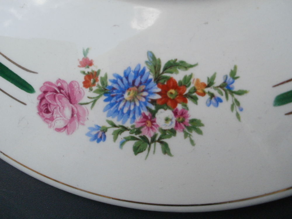 Couvercle de soupi&egrave;re ancienne DIGOIN-SARREGUEMINES Cuisine