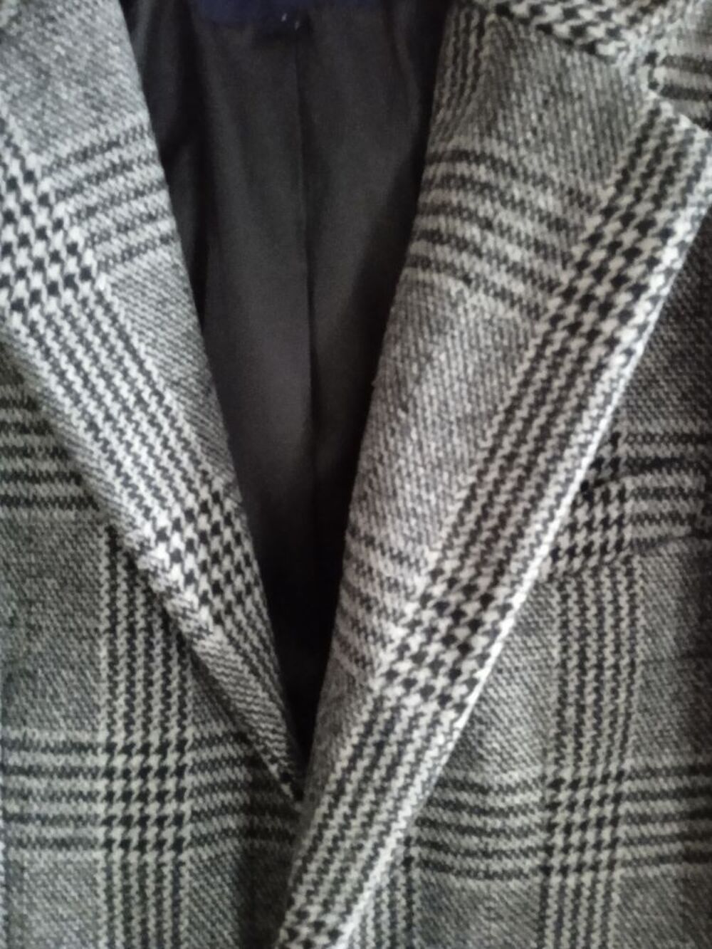 manteau noir et blanc Vêtements