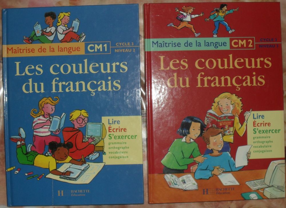 2 livres les couleurs du Fran&ccedil;ais CM1 CM2 NEUFS. Livres et BD