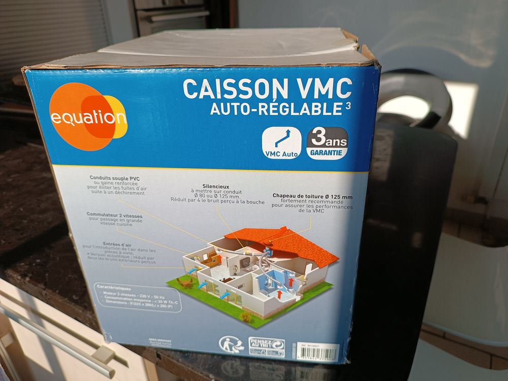Caisson VMC Auto R&eacute;glable Bricolage