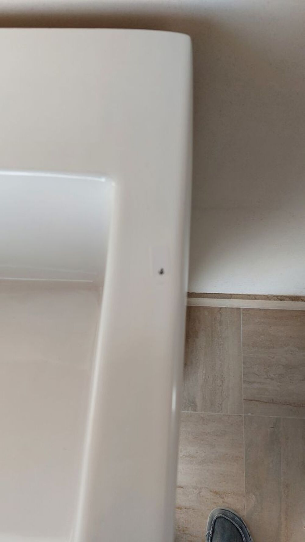 Lavabo c&eacute;ramique totem blanc sur colonne neuf Décoration