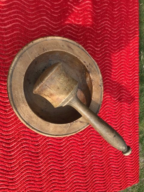 Mortier pilon d'autrefois 15 Mottier (38)