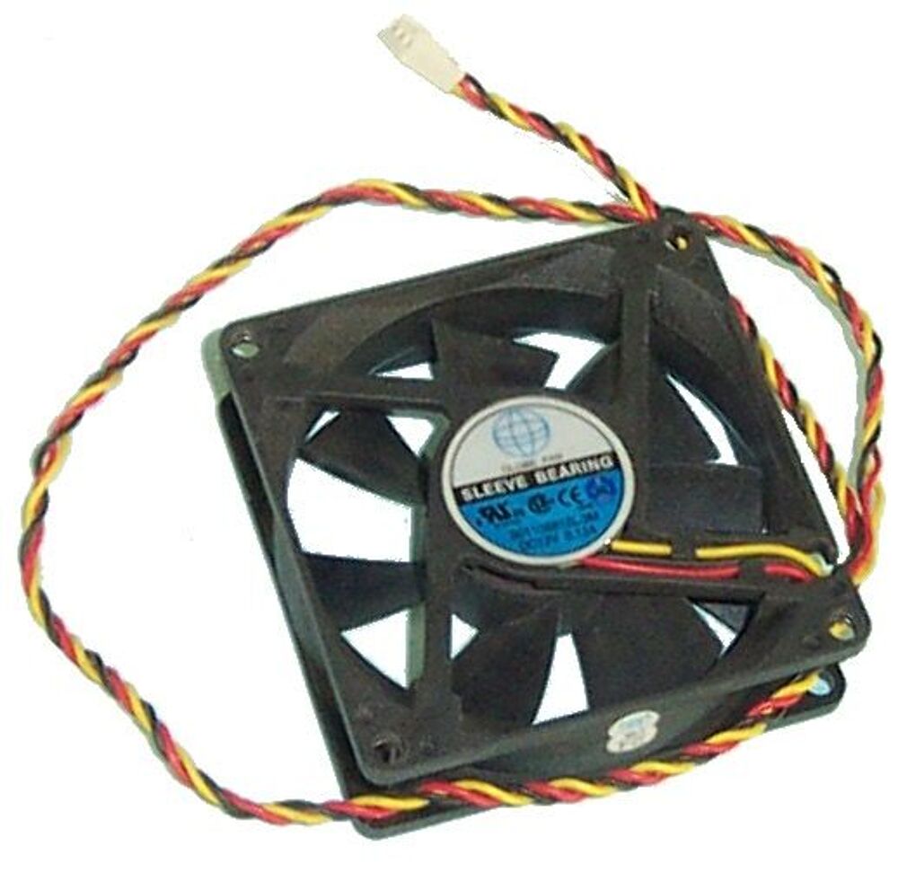 Ventilateur bo&icirc;tier noir GLOBE FAN S01138812L-3M 80mm - 3PIN Matériel informatique