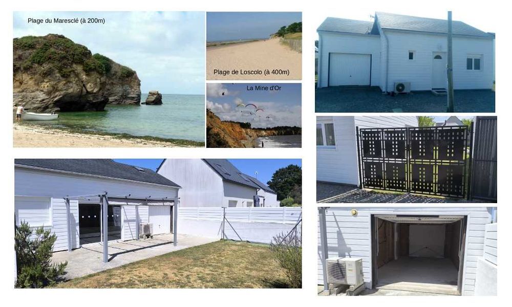 Vente Maison RARE Pénestin, Maison bois 2018, 3 chambres, vie de plain-pied, plage à   200m Pénestin