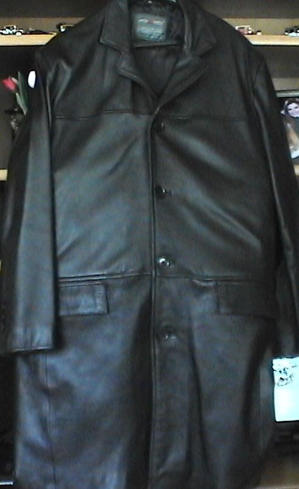 Manteau cuir Homme Vtements