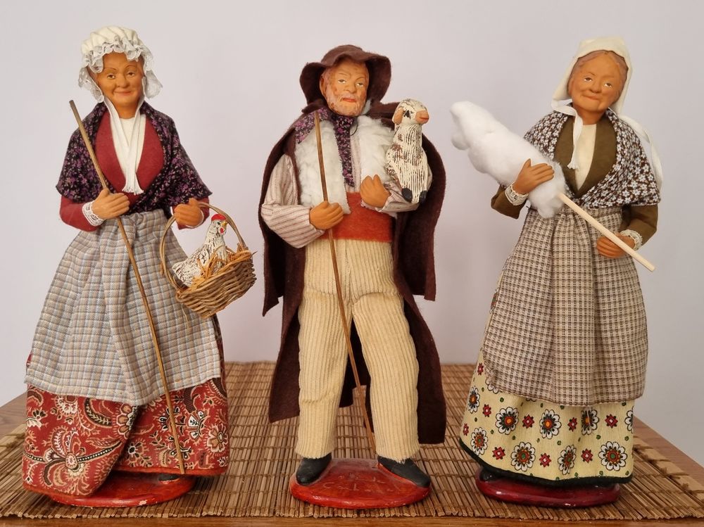 FIGURINES EN TERRE CUITE CLAUDE CARBONEL 