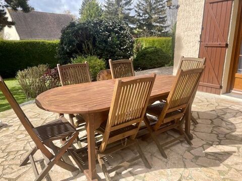 Table en teck,maciff 350 Villiers-Adam (95)