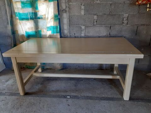 table en chne massif  avec 2 rallonges 50 Thmines (46)