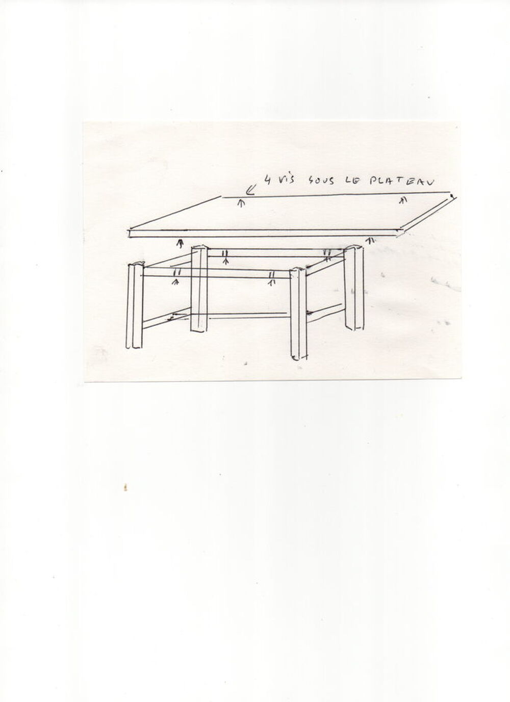 GRANDE TABLE en CHENE 10 PERSONNES Meubles