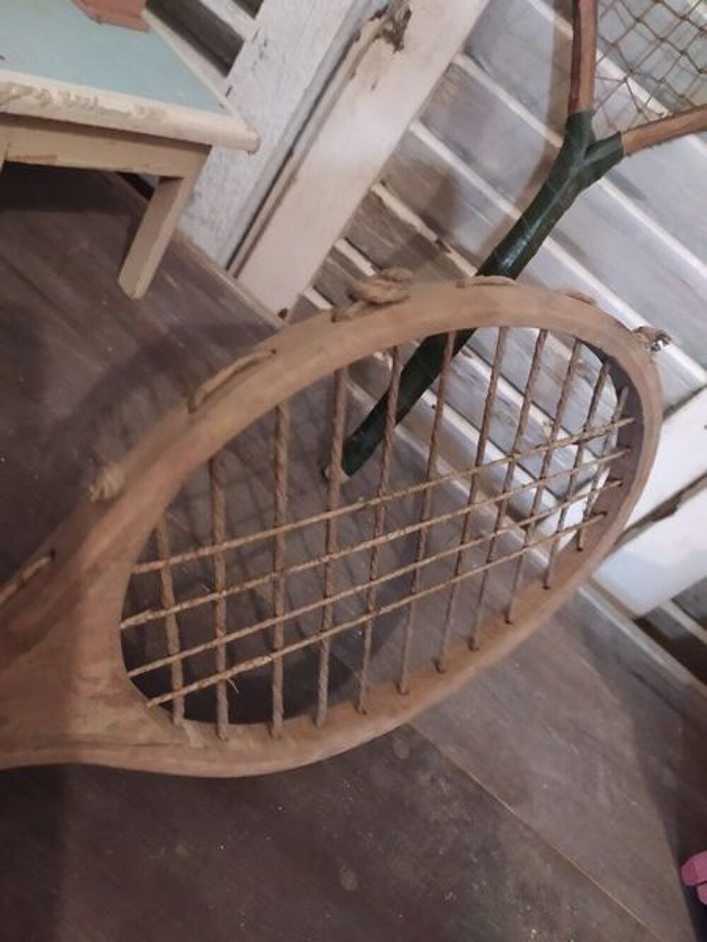 Raquettes de Tennis Anciens Jouets d'Enfant 