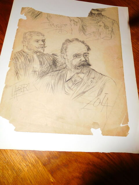 dessin original et authentique de la fin du 19me sicle 0 Vitry-sur-Seine (94)