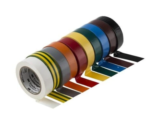 Ruban Adhsif multi-couleurs Temflex? 1500 3M? PVC 19mm x 20 12 trchy (91)